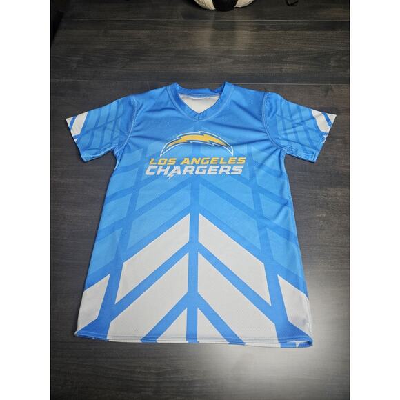 Los Angeles Chargers NFL Flag Football Boys Youth Reversible Jersey Large - Picture 1 of 7